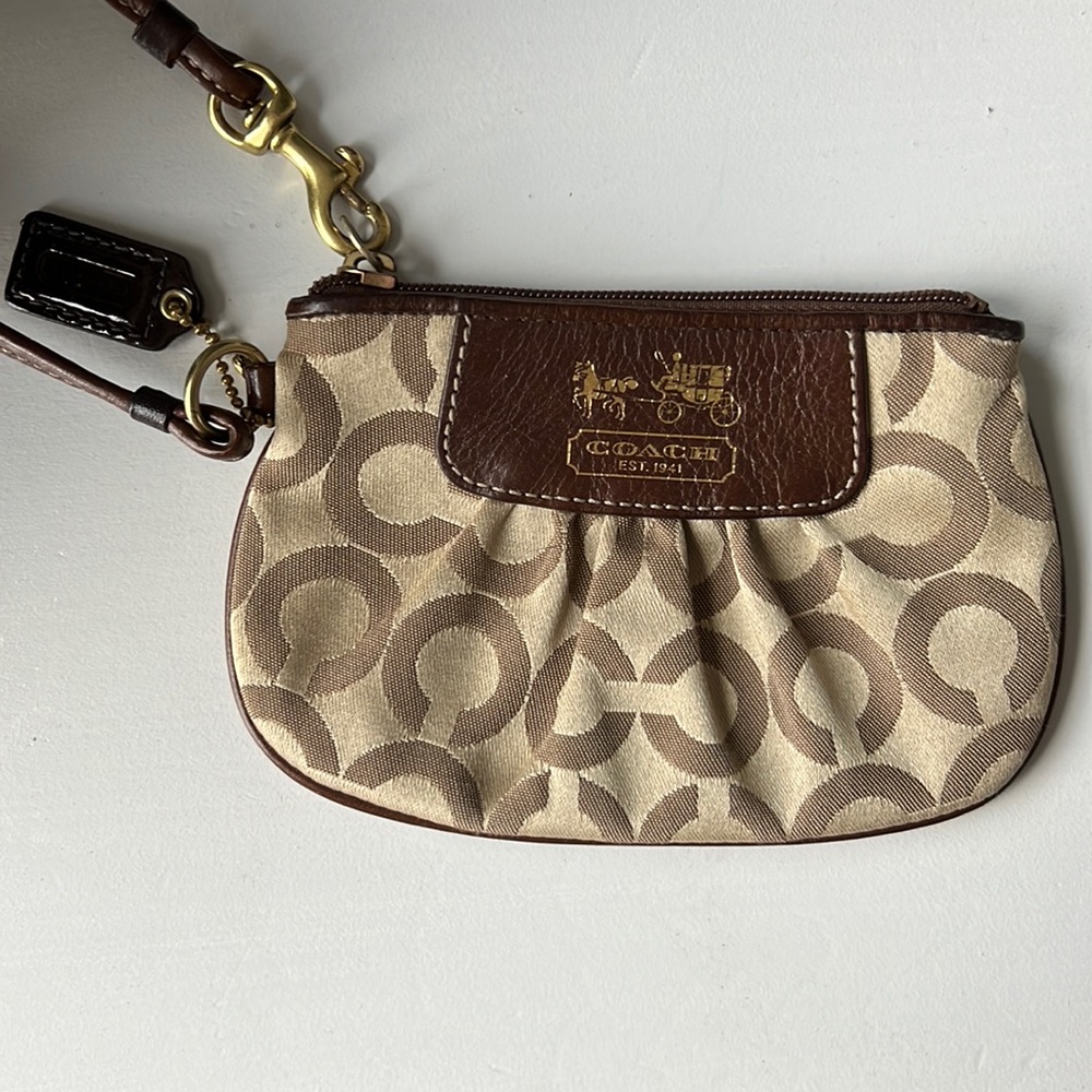 Authentic coach wristlet